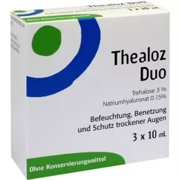 THEALOZ Duo-silmätipat, 3X10 ml