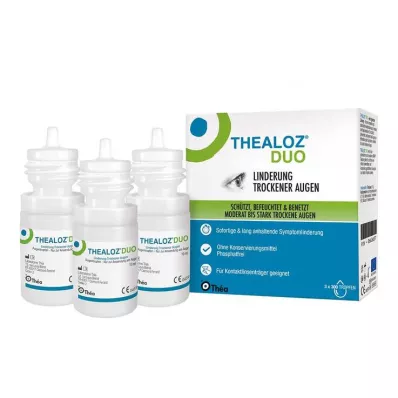 THEALOZ Duo-silmätipat, 3X10 ml