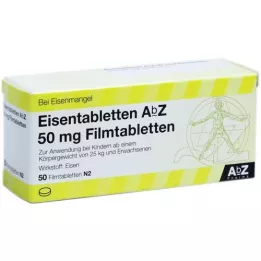 EISENTABLETTEN AbZ 50 mg kalvopäällysteiset tabletit, 50 kpl