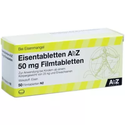 EISENTABLETTEN AbZ 50 mg kalvopäällysteiset tabletit, 50 kpl