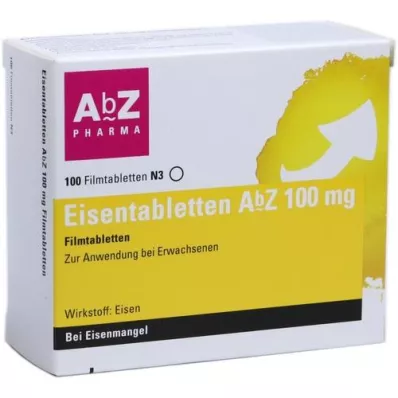 EISENTABLETTEN AbZ 100 mg kalvopäällysteiset tabletit, 100 kpl