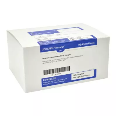 LIDOCAIN PRESSELIN 1-prosenttinen injektioneste, liuos, 50X2 ml
