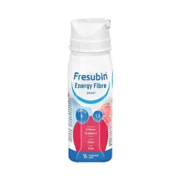 FRESUBIN ENERGY Fibre DRINK Mansikkajuomapullo, 4X200 ml