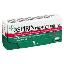 ASPIRIN Protect 100 mg enteropäällysteiset tabletit, 42 kpl