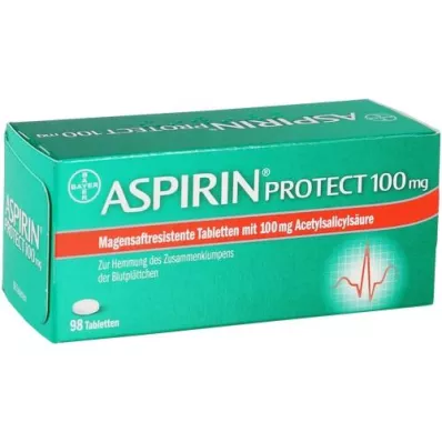 ASPIRIN Protect 100 mg enteropäällysteiset tabletit, 98 kpl