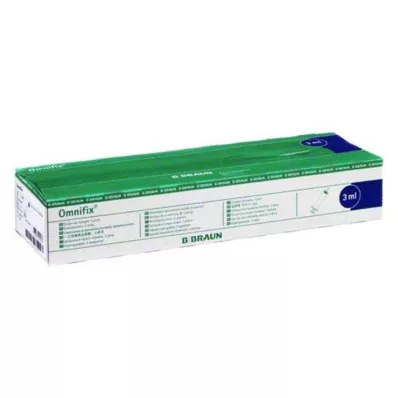 OMNIFIX Solo Spr.3 ml Luer Lock lateksivapaa, 100X3 ml