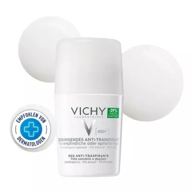VICHY DEO Roll-on Sensitive antiperspirantti 48h, 50 ml VICHY DEO Roll-on Sensitive antiperspirantti 48h, 50 ml