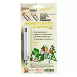 ZECKENZANGE Ultra kirurgista terästä, 1 kpl