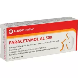 PARACETAMOL AL 500 tablettia, 20 kpl