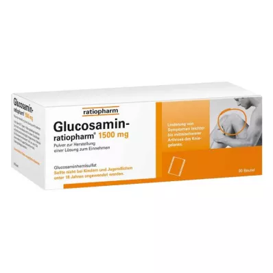 Glucosamin ratiopharm 1500 mg pussi, 90 kpl Glucosamin ratiopharm 1500 mg pussi, 90 kpl