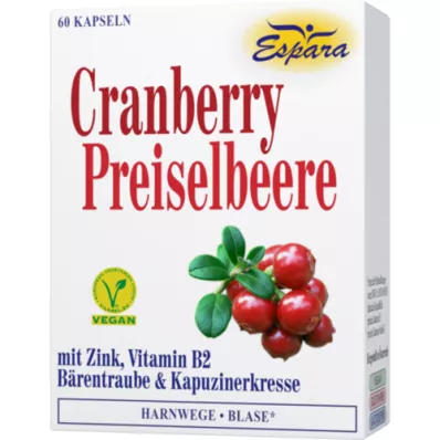 CRANBERRY PREISELBEERE Kapselit, 60 kpl