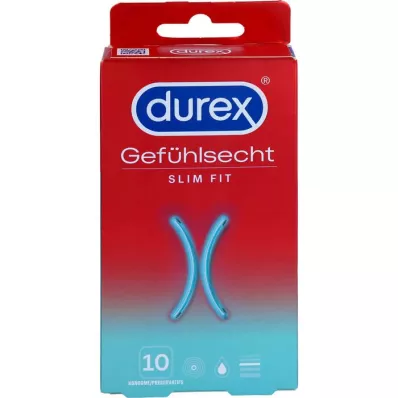 DUREX Sensitive Slim Fit kondomit, 10 kpl