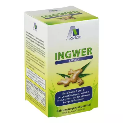 INGWER 500 mg kapselit + B1+C-vitamiini, 90 kpl
