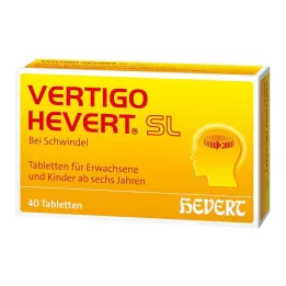 VERTIGO HEVERT SL Tabletit, 40 kpl