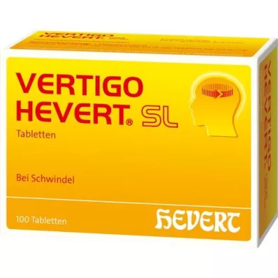 VERTIGO HEVERT SL Tabletit, 100 kpl