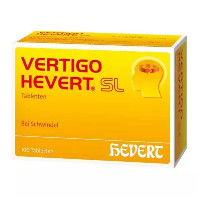 Vertigo Hevert SL tabletit, 100 kpl Vertigo Hevert SL tabletit, 100 kpl