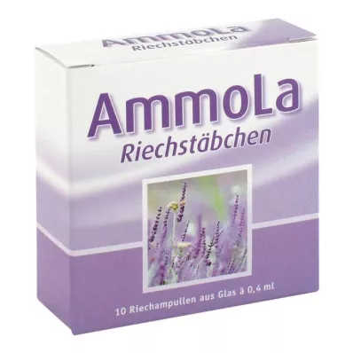 AMMOLA Smelling Stick -tuoksuampullit, 10X0,4 ml