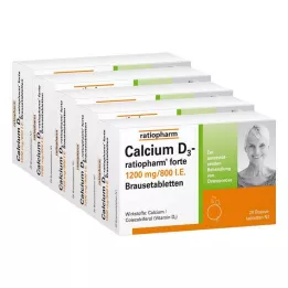 CALCIUM D3-ratiopharm forte poreilevat tabletit, 100 kpl