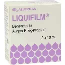 LIQUIFILM Kosteuttavat silmänhoitotipat, 2X10 ml