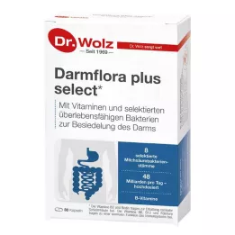 DARMFLORA sekä valitut kapselit, 80 kpl