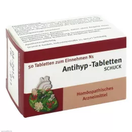ANTIHYP Schuck-tabletit, 50 kpl
