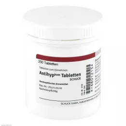 ANTIHYP Schuck-tabletit, 250 kpl