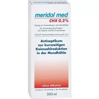 MERIDOL med CHX 0,2 % hoitoaine, 300 ml