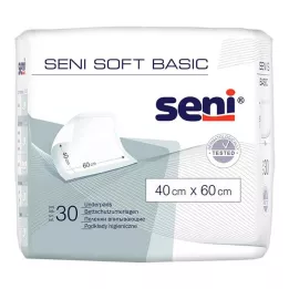 SENI Soft Basic vuodesuojatyyny 40x60 cm, 30 kpl