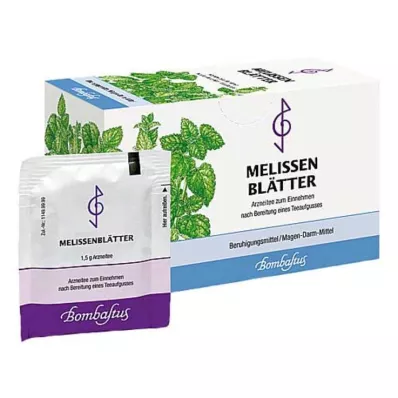 Melissanlehtiset teesuodatinpussit, 20x1,5 g