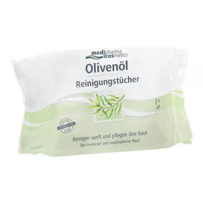OLIVENÖL PUHDISTUSPYYHKEET, 25 kpl