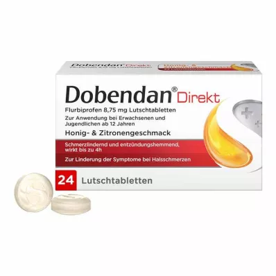 Dobendan® Direct Flurbiprofen 8,75 mg imeskelytabletit, 24 kpl