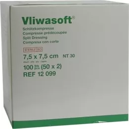 VLIWASOFT Viiltopakkaukset 7,5x7,5 cm steriili 4l., 50X2 kpl