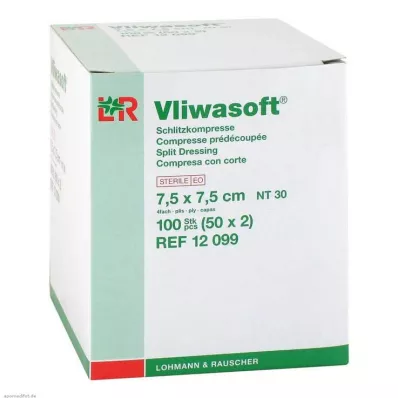 VLIWASOFT Viiltopakkaukset 7,5x7,5 cm steriili 4l., 50X2 kpl VLIWASOFT Viiltopakkaukset 7,5x7,5 cm steriili 4l., 50X2 kpl