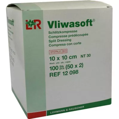 VLIWASOFT Viiltopakkaukset 10x10 cm steriilit 4-kertaiset, 50X2 kpl VLIWASOFT Viiltopakkaukset 10x10 cm steriilit 4-kertaiset, 50X2 kpl