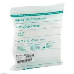 ASKINA Sideharsopakkaus 10x20 cm steriili, 5X2 kpl