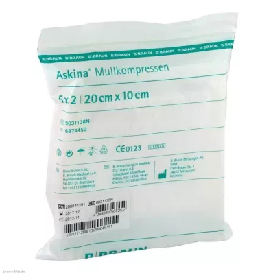 ASKINA Sideharsopakkaus 10x20 cm steriili, 5X2 kpl ASKINA Sideharsopakkaus 10x20 cm steriili, 5X2 kpl