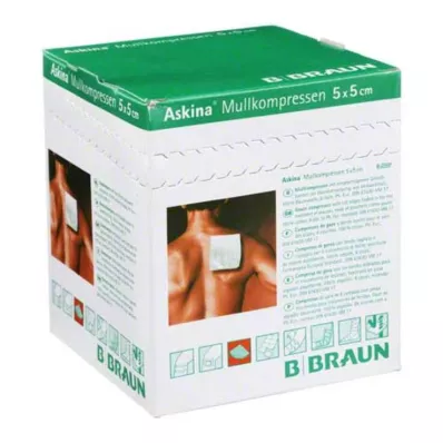 Askina sideharso pakkaa 5x5 cm, 25x2 kpl Askina sideharso pakkaa 5x5 cm, 25x2 kpl