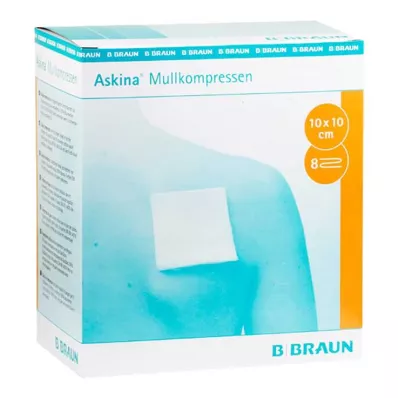 ASKINA Sideharsopakkaukset 10x10 cm steriilit, 25X2 kpl