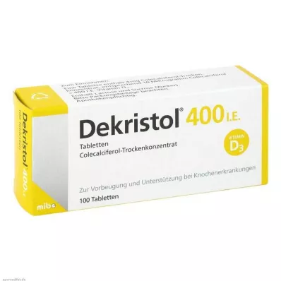 Dekristol 400 IU tabletit, 100 kpl Dekristol 400 IU tabletit, 100 kpl