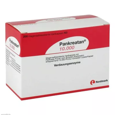 PANKREATAN 10 000 enteropäällysteistä kovaa kapselia, 200 kpl