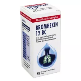 BROMHEXIN 12 BC Suun kautta annettavat tipat, 50 ml
