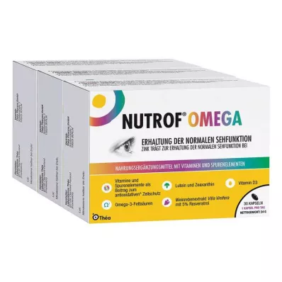 Nutrof Omega kapselit, 3x30 kpl