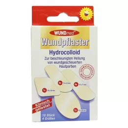 WUNDPFLASTER Hydrokolloidi 4 kokoa, 10 kpl