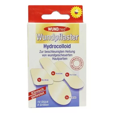 WUNDPFLASTER Hydrokolloidi 4 kokoa, 10 kpl