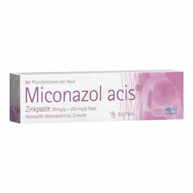 Miconazol acis sinkkitahna, 20 g