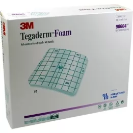 TEGADERM vaahtosidos FK 8,8x8,8 cm 90604, 10 kpl