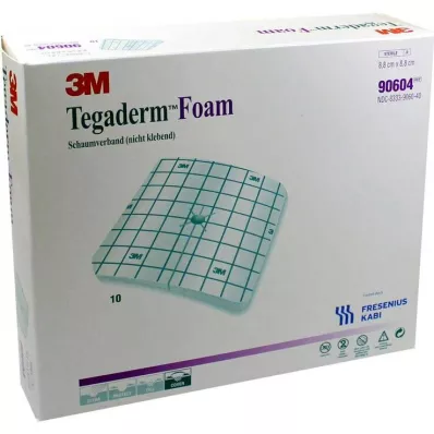 TEGADERM vaahtosidos FK 8,8x8,8 cm 90604, 10 kpl