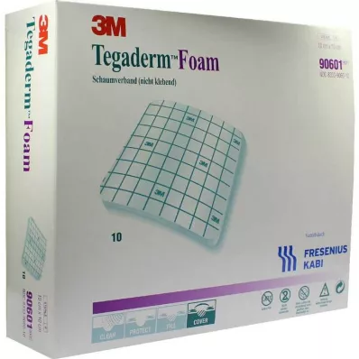 TEGADERM Vaahtosidos FK 10x10 cm 90601, 10 kpl