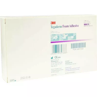 TEGADERM Vaahtomuoviliima FK 6,9x6,9 cm ristikko 90615, 10 kpl