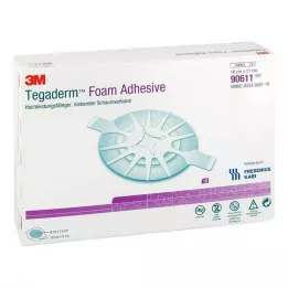 TEGADERM Vaahtomuoviliima FK 10x11 cm ovaali 90611, 10 kpl